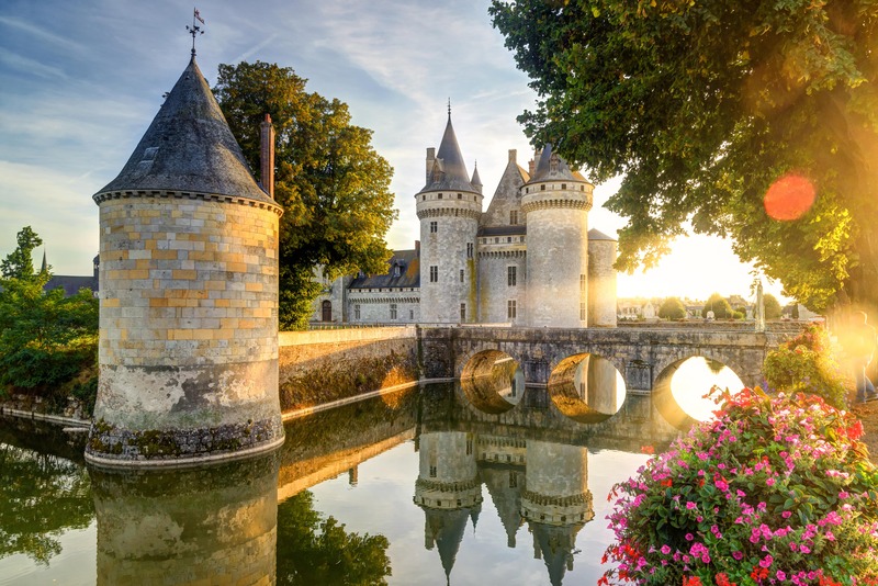 French fairy tale castle