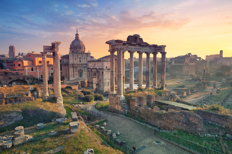 Roman Forum in Italy